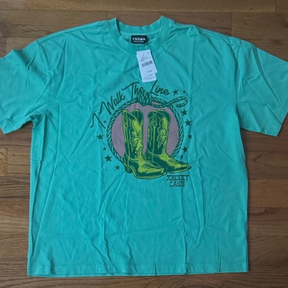 Johnny Cash graphic tee, size L never worn